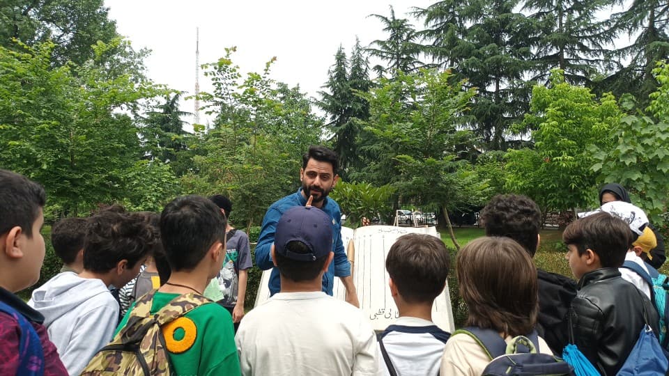 بازدید از کارگاه نجوم و بوستان ملت رشت